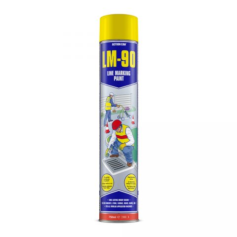 LM-90 LINE MARKING PAINT (YELLOW)   (1744) 750ml Aerosol